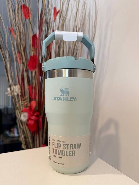 🧊 Vaso Térmico Stanley IceFlow Flip Straw – 20 oz (595 ml) con Asa y Popote Rebatible